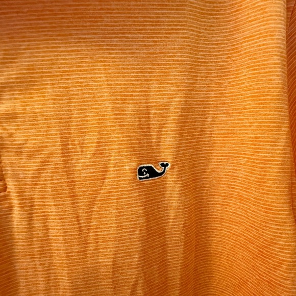 Men's Vineyard Vines Orange Polo Shirt - Size M - MINT CONDITION - Picture 4 of 5
